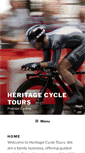 Mobile Screenshot of heritagecycletours.com